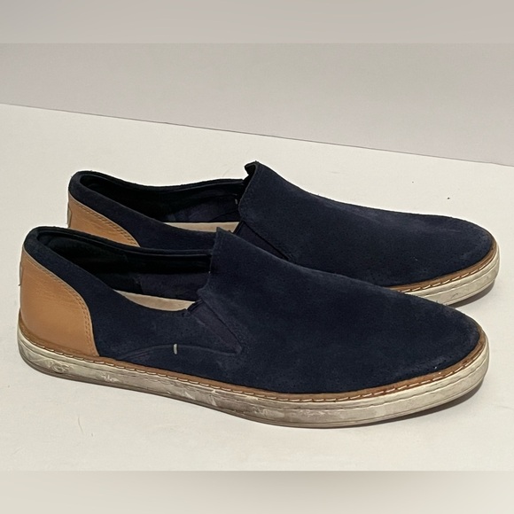 UGG Adley Blue Suede Slip On Women Slip On Sneaker - Picture 3 of 16